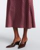 Vince Vince Plaid satin midi skirt - 4