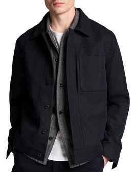 Vince Vince Pleated Trucker Jacket
