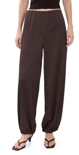 Vince Vince Plisse Crinkle Balloon Pants Iron