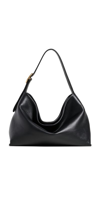 Vince Vince Plonge Vivian Small Hobo Bag Black One