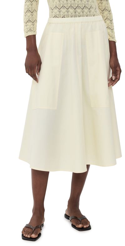 Vince Vince Pocket Full Skirt Sun Petal