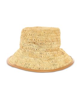 Vince Vince Raffia Bucket Hat