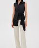 Vince Vince Relaxed Button Down Tank Top Ink - 5