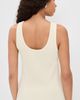 Vince Vince Rib Henley Tank Sun Ivory - 3