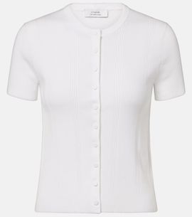 Vince Vince Ribbed-knit cotton-blend cardigan