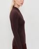 Vince Vince Ribbed Raglan Polo Blackberry - 4