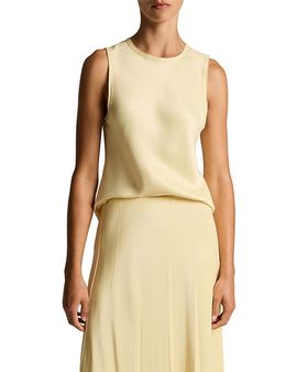 Vince Vince Round Neck Sleeveless Top