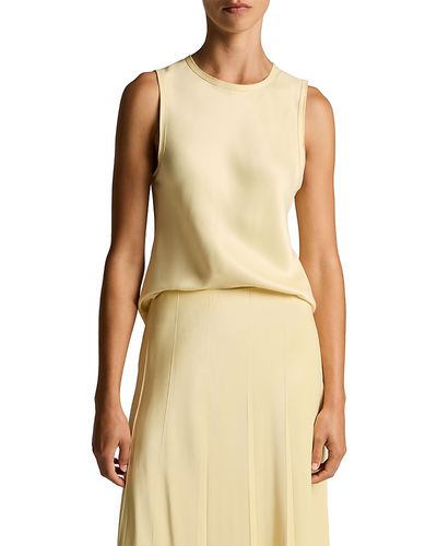 Vince Vince Round Neck Sleeveless Top