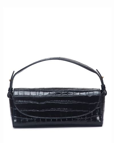 Vince Sabrina Croc Embossed Leather Mini Top Handle Bag
