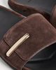 Vince Vince Sadie Suede Slides Cacao Brown - 6