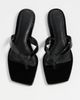 Vince Vince San Juan Thong II Sandals Black - 5