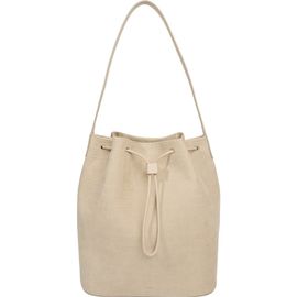 Vince Vince Sarai Croc Embossed Leather Bucket Bag