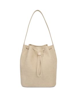 Vince Vince Sarai Embossed Leather Bucket Bag