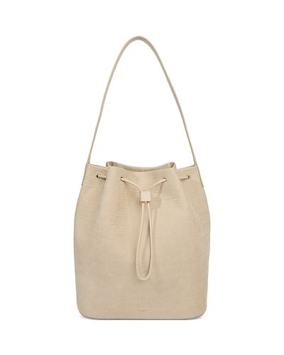 Vince Vince Sarai Embossed Leather Bucket Bag