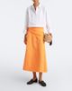 Vince Vince Scarf-detail cotton midi skirt - 2