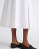 Vince Vince Scarf-detail cotton poplin midi skirt - 4