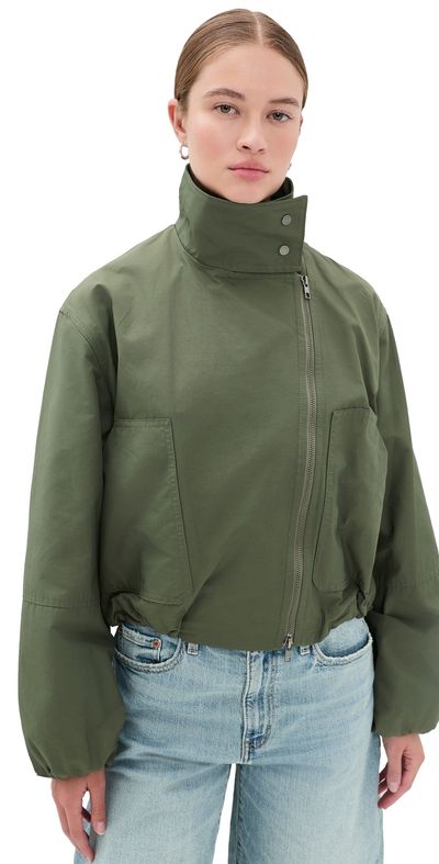 Vince Vince Sculpted Parachute Jacket Pine Grove