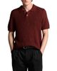Vince Vince Seed Stitch Rib Short Sleeve Polo - 1