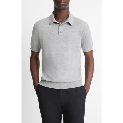 Vince Vince Short Sleeve Wool & Cashmere Polo Sweater