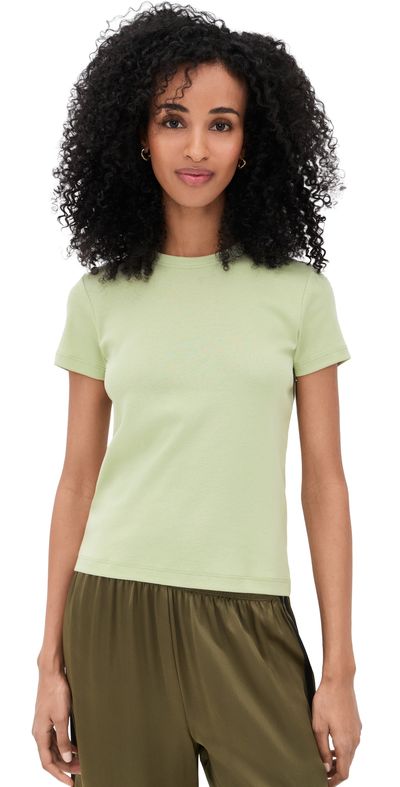 Vince Vince Shrunken 90s Tee Pale Fern