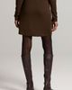 Vince Vince Side Drape Wool Blend Skirt - 2