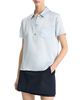 Vince Vince Silk Short Sleeve Polo Shirt - 4