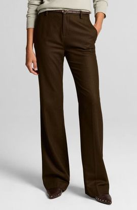 Vince Vince Simone Wool Blend Soft Flannel Pants