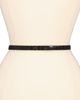 Vince Vince Skinny Croc Embossed Leather Belt - 3