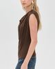 Vince Vince Sleeveless Draped Cowl Neck Top Espresso - 4