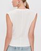 Vince Vince Sleeveless Draped Cowl Neck Top Gesso - 3