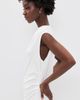 Vince Vince Sleeveless Draped Top Optic White - 4
