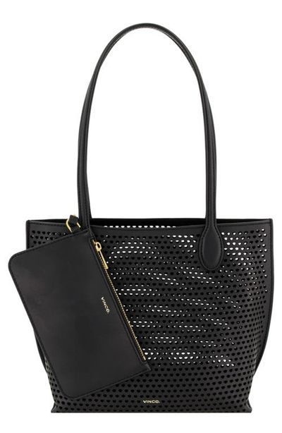 Vince Vince Small Athene Perforated Nappa Leather Tote