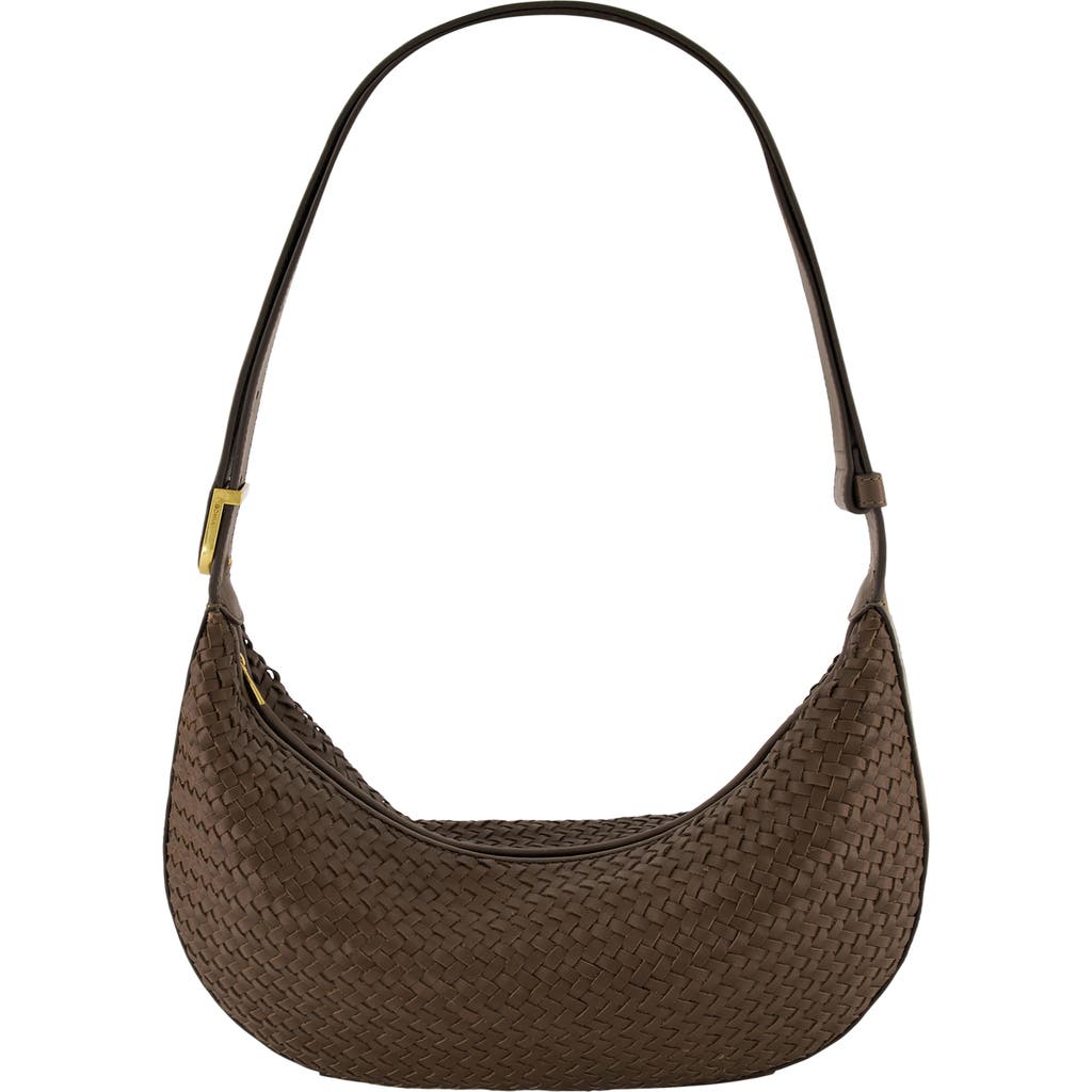 Vince Vince Small Eris Woven Leather Hobo Bag