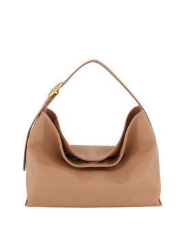 Vince Vince Small Leather Hobo Bag