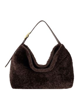 Vince Vince Small Shearling & Leather Hobo