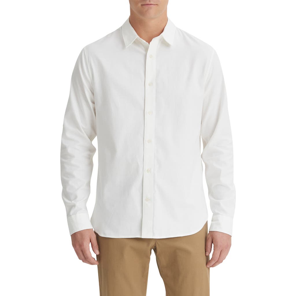 Vince Vince Solid Stretch Button-Up Shirt