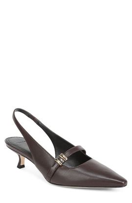 Vince Vince Sonya Kitten Heel Pointed Toe Slingback Sandal