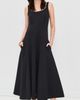Vince Vince Square Neck Seamed Dress Black - 2