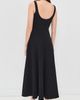 Vince Vince Square Neck Seamed Dress Black - 3