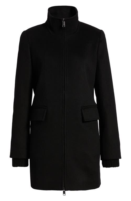 Vince Vince Stand Collar Wool & Cashmere Blend Coat