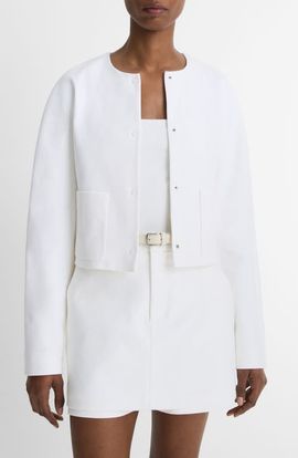 Vince Vince Stretch Cotton Jacket