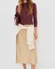 Vince Vince Stripe Long Sleeve Crew Tee Black Rose Combo - 5