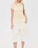 Vince Vince Stripe Shrunken 90s Tee Limone Combo - 5