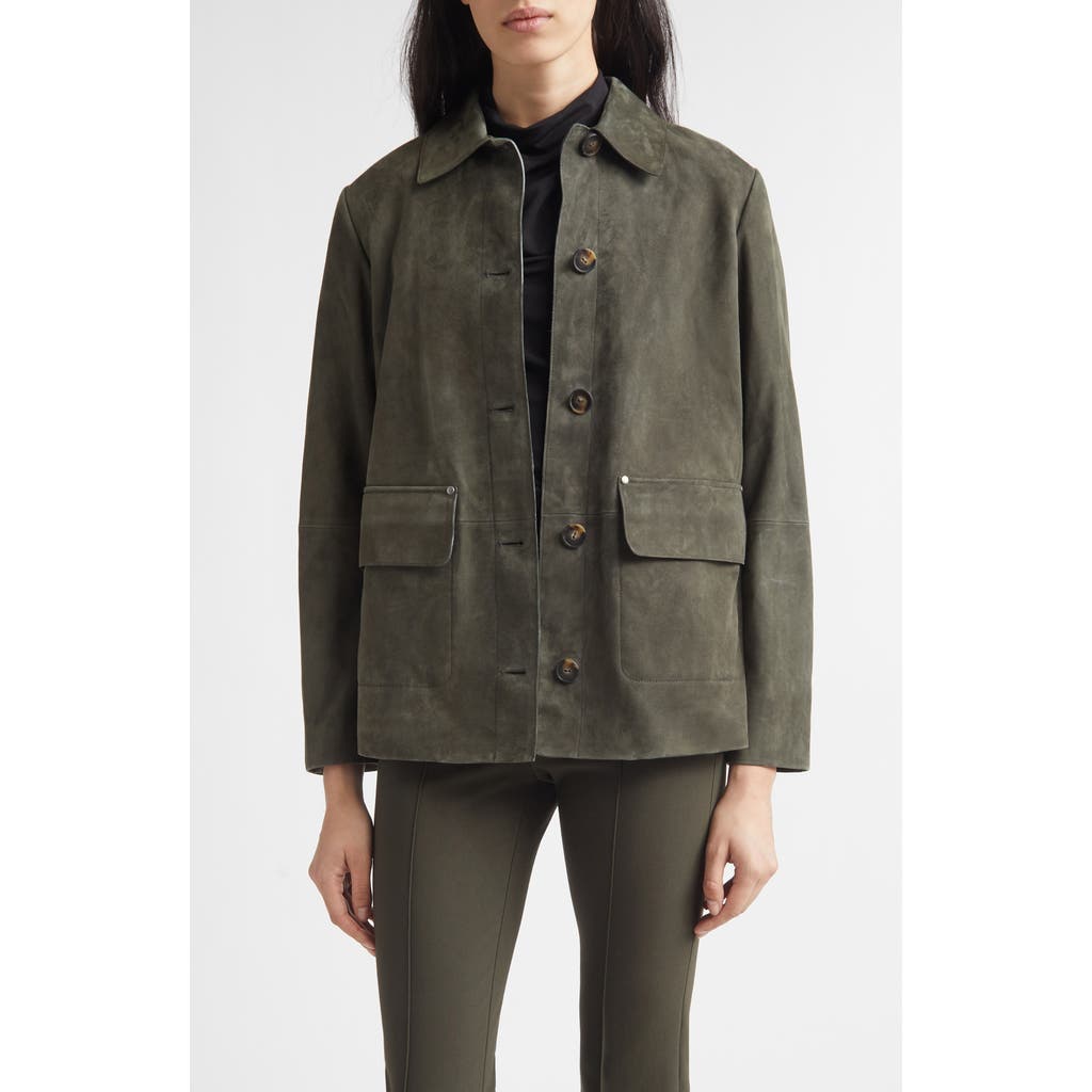 Vince Vince Suede Barn Jacket