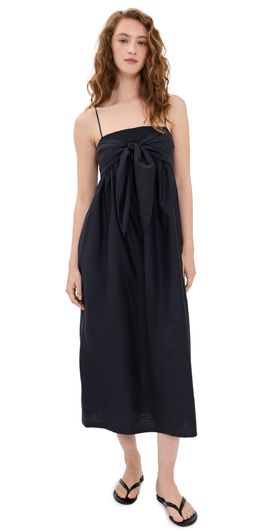 Vince Vince Tie Smocked Cami Dress Ink
