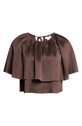 Vince Vince Tiered Cape Top