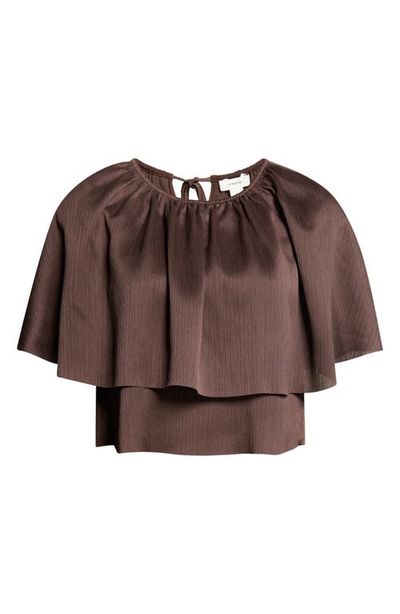 Vince Vince Tiered Cape Top