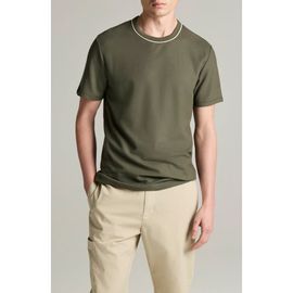 Vince Vince Tipped Pima Cotton Crewneck T-Shirt