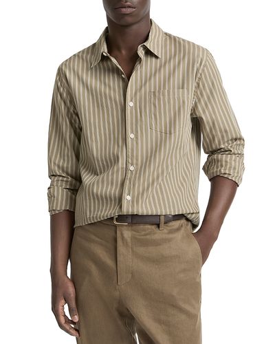 Vince Vince Tryon Stripe French Placket Shirt