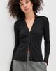 Vince Vince Variegated Rib Polo Black - 2